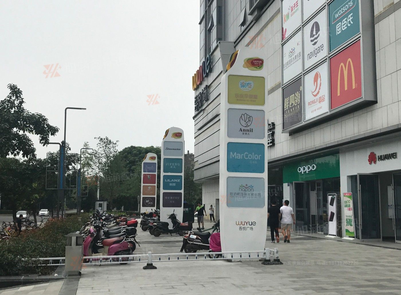 江西芒果景观标识源头工厂：<strong>商业广场标识牌制作</strong>