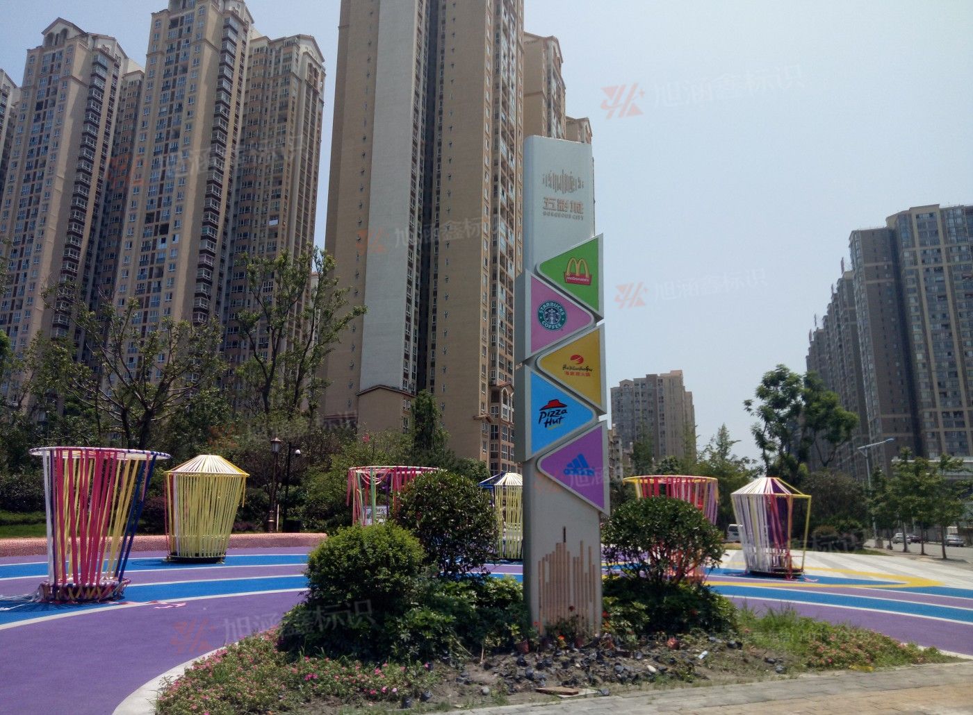 江西芒果景观标识源头工厂：<strong>售楼部标识制作</strong>
