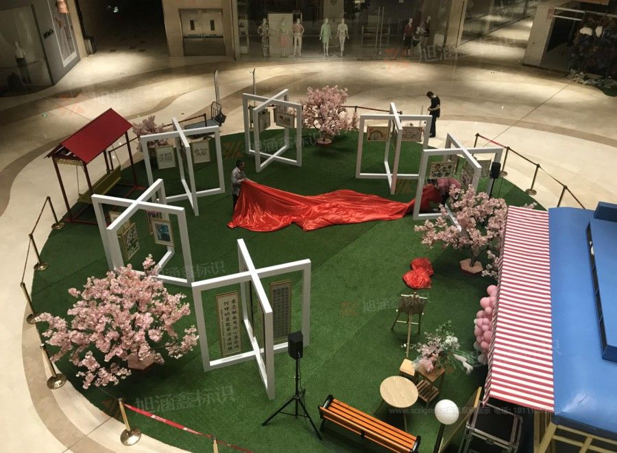 江西芒果景观标识源头工厂（赣州芒果金属有限公司）赣州美陈制作