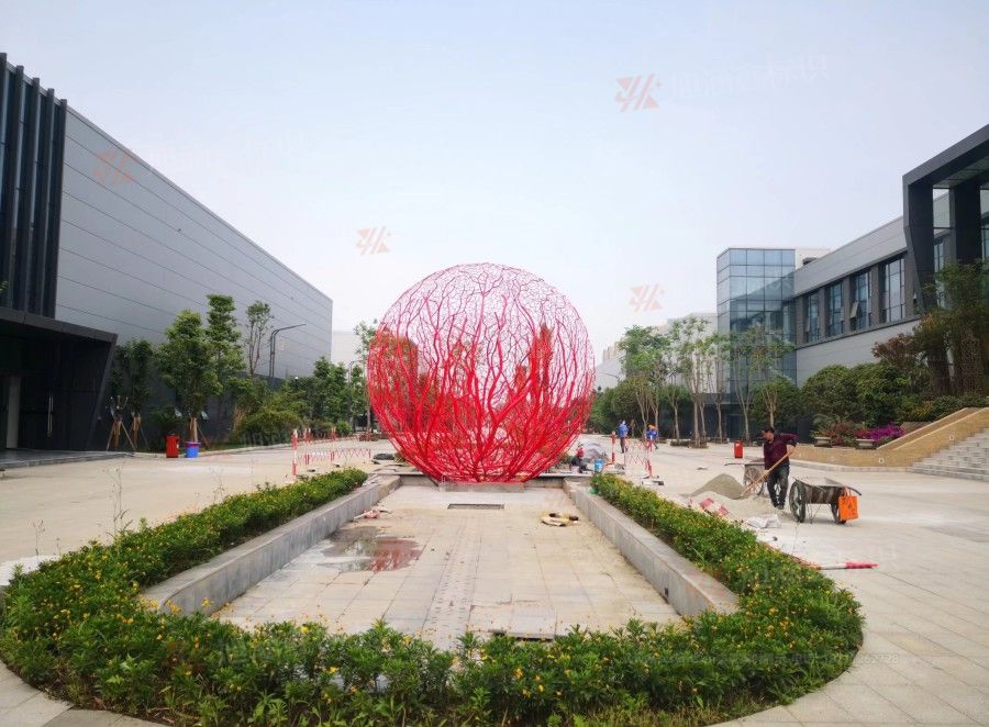 江西芒果景观标识源头工厂（赣州芒果金属有限公司）江西景观雕塑制作