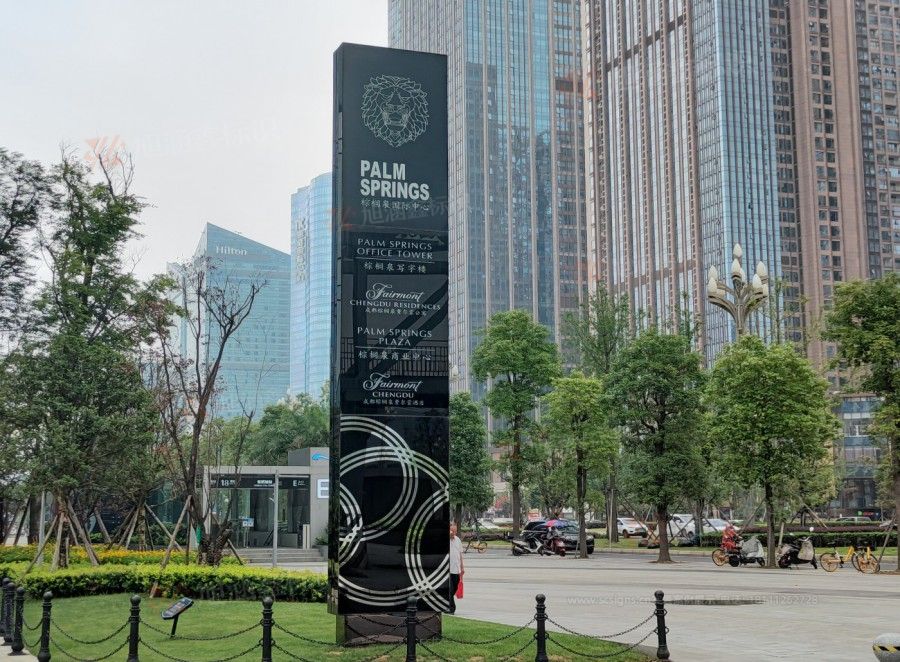 江西芒果景观标识源头工厂（赣州芒果金属有限公司）江西办公楼精神堡垒制作厂家