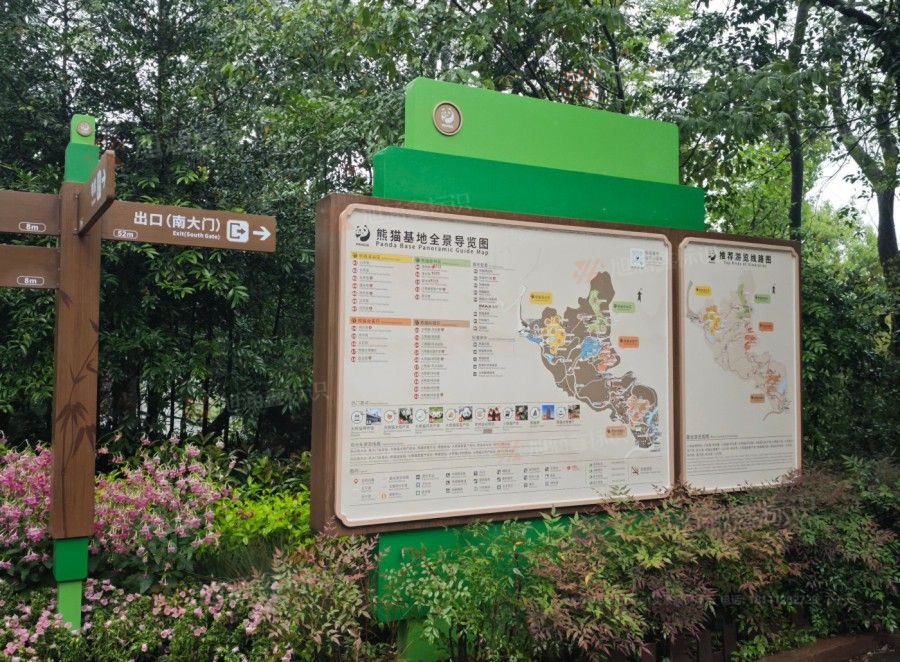 江西芒果景观标识源头工厂（赣州芒果金属有限公司）全景图制作厂家