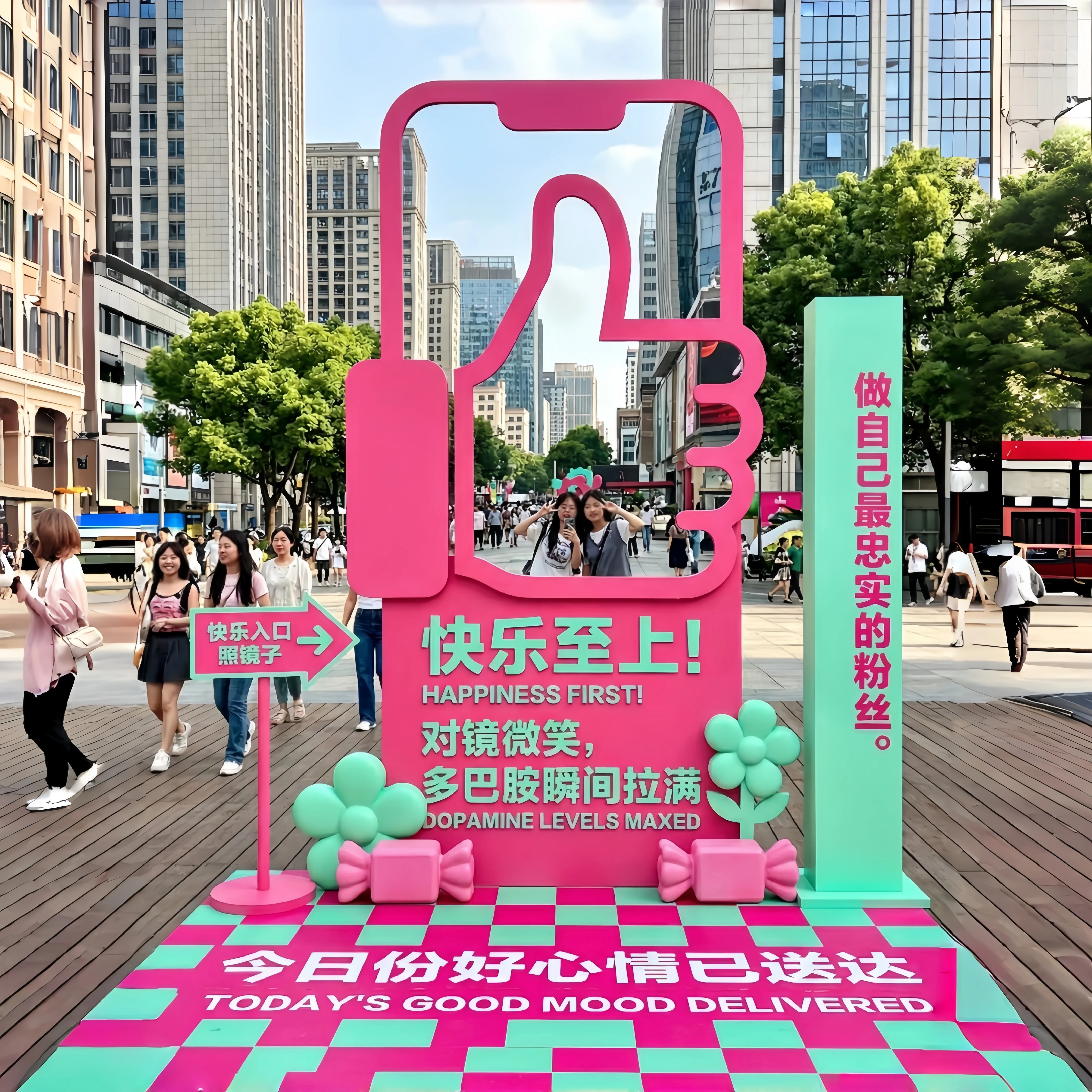 网红打卡多巴胺夸夸美陈景区商场商业街道快闪活动步行街引流拍照.jpg