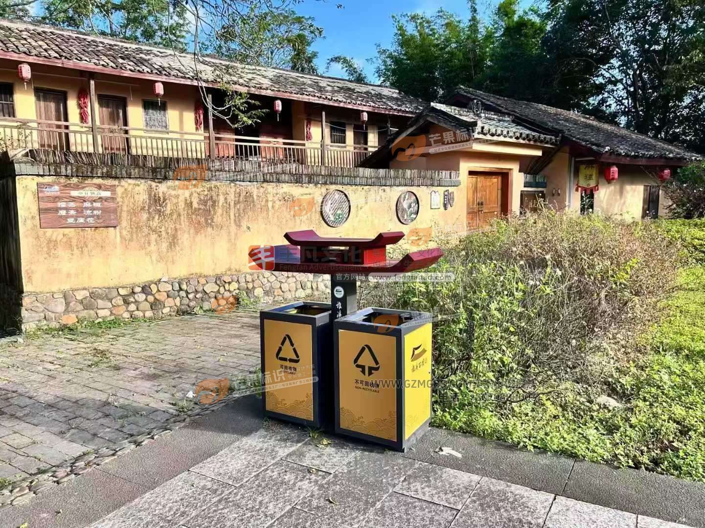 全南雅溪古村景区标识导视系统施工